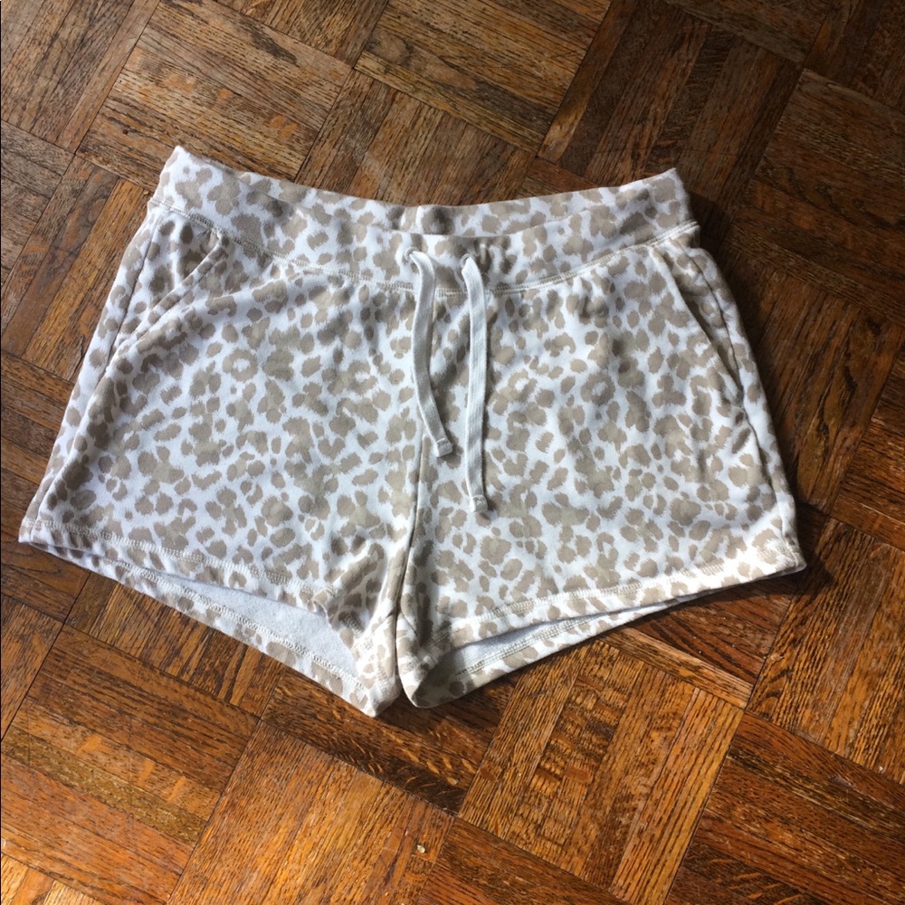 Cheetah print pajama/lounge shorts